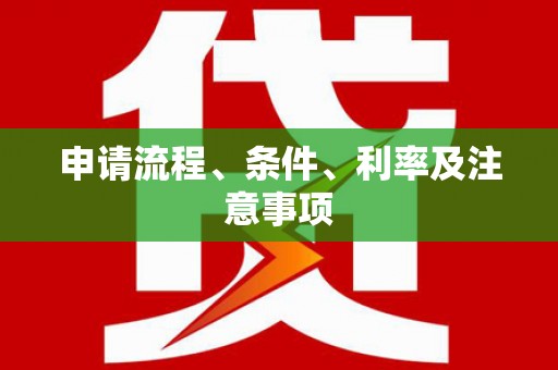 方正申请流程、条件、利率及注意事项