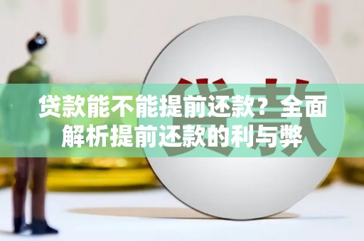 方正贷款能不能提前还款？全面解析提前还款的利与弊