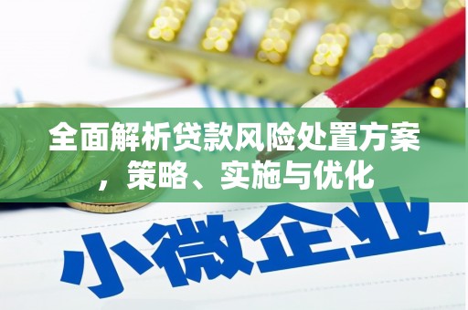 方正全面解析贷款风险处置方案，策略、实施与优化