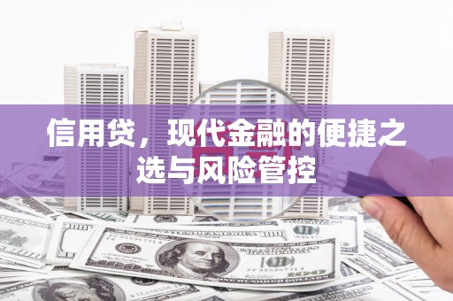 方正信用贷，现代金融的便捷之选与风险管控