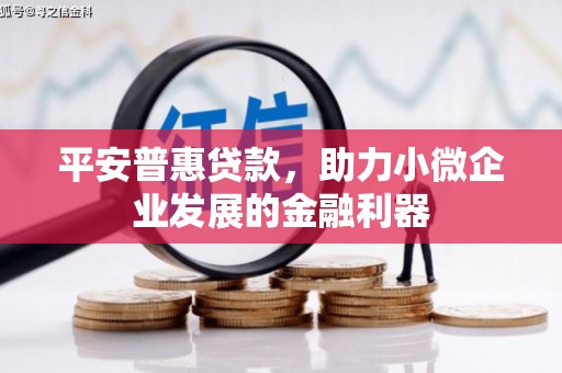 方正平安普惠贷款，助力小微企业发展的金融利器